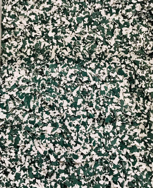 Green White Mix Man Glitter